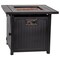 Flash Furniture Black 28"Square 50,000 BTU Metal Fire Pit Table YO-GYM80015-BK-GG - alternate 6